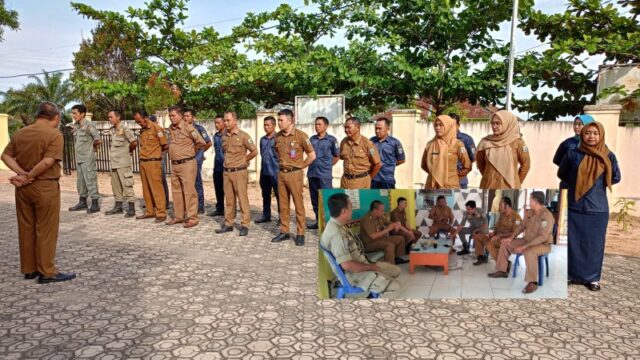 Camat Hepi Pimpin Apel Pagi, Tekankan Disiplin & Pelayanan