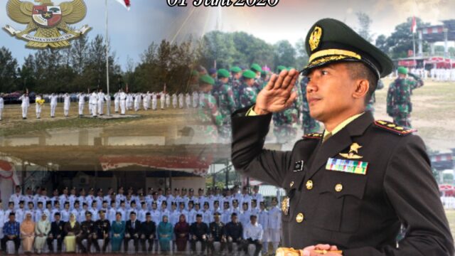 Hari lahir Pancasila, Dandim 0431/Babar; TNI Komitmen terus Menjaga Keutuhan NKRI